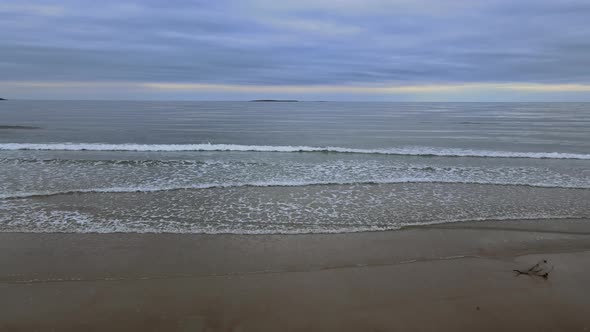 Aerial panoramic view of beautiful urban landscape small coastal ocean landscape alt
