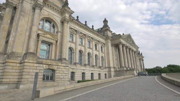The Reichstag building in Berlin