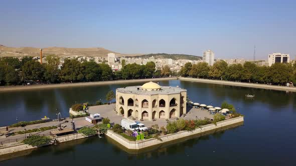 View of Tabriz from El Golu, Iran
