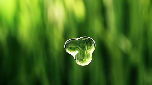 Drop Falls and Breaks Down Into the Formula Structure alt