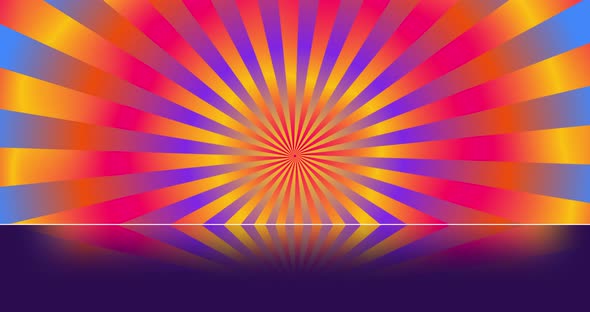 Abstract Mirror Retro Pink and Yellow Gradient Background