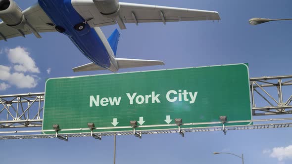 Airplane Take Off New York City alt