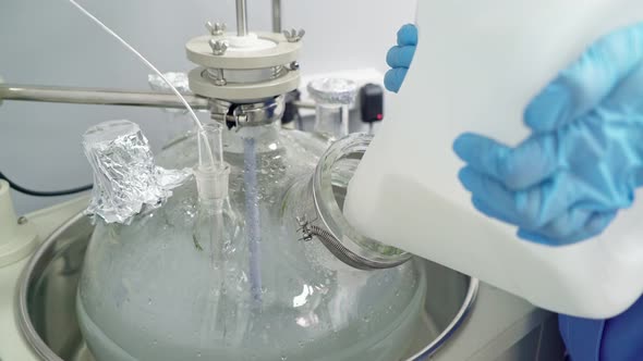 Production of tests for coronavirus COVID-19, SARS-CoV-2, Omicron.