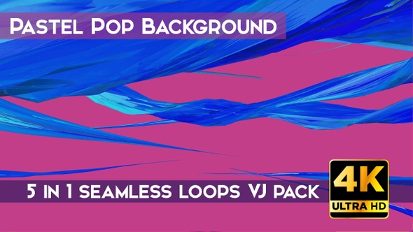 Pastel Pop Background VJ Loops
