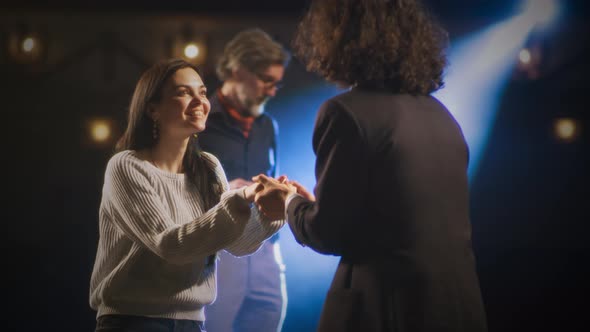 Director Watching Rehearsal of the Play alt
