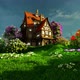 Fairy House Among Flowers - VideoHive Item for Sale