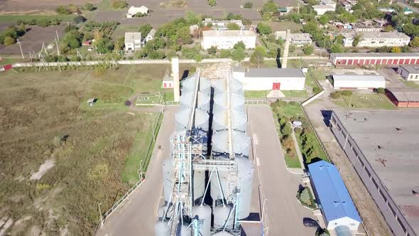 Modern Agro Processing Complex with Grain Elevator