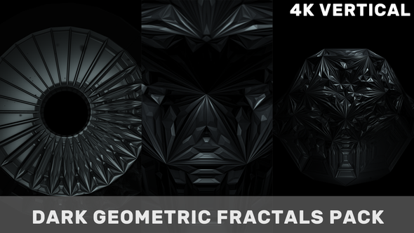 Dark Geometric Fractals Pack Vertical