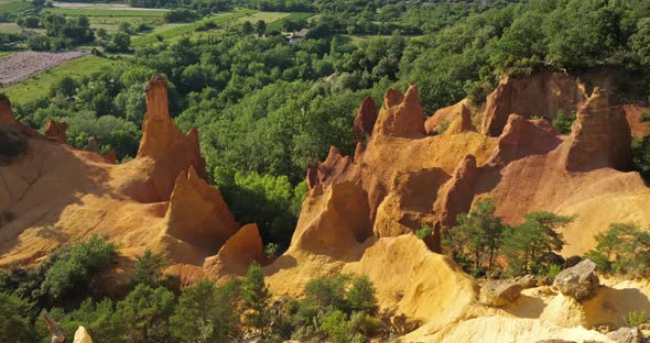 The french Colorado, Rustrel, Vaucluse, Provence,France alt