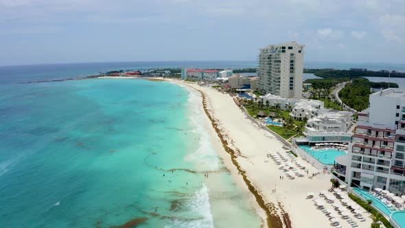Aerial Beach View of a Wonderful Caribbean Beach alt
