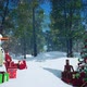 snowman with gifts looped HD - VideoHive Item for Sale