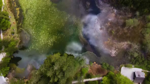 Beautiful small Lake in the Mountains Drone Video alt