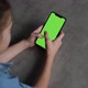 Chroma key on smartphone screen use smartphone - VideoHive Item for Sale