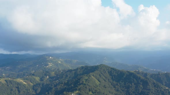 Trabzon City Forest And Mountains Aerial View 4