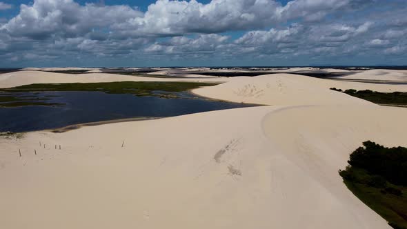 Jericoacoara Brazil. Tropical scenery for vacation travel. Northeast Brazil. alt