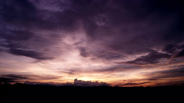 Dramatic Tropical Monsoon Storm Cloud Over the Mountain 02 alt