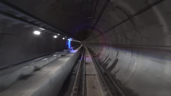 Riding Through Subway Tunnel alt