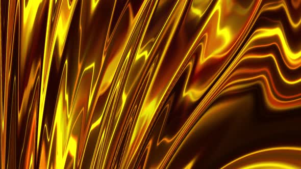 Golden Liquid Abstract Background Seamless Loop V13 alt