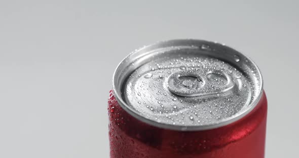 Male Hand Opening a Can of Cola