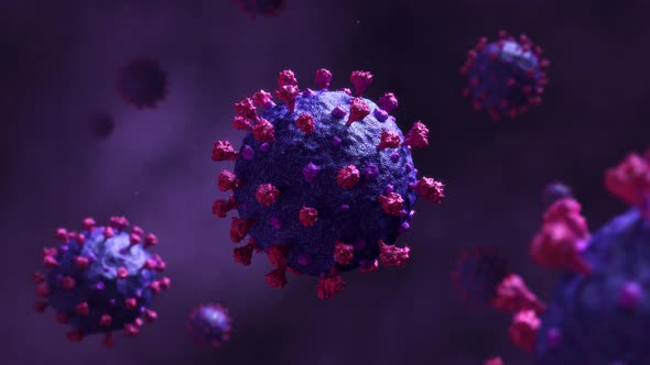 Covid-19 Corona Virus Macro 4k