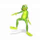 Frog Funny Dancing Looped White Background - VideoHive Item for Sale