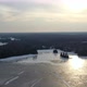 Frozen Lake High Up Drone View In Winter 02 - VideoHive Item for Sale