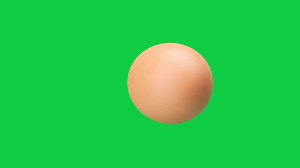 Green screen chicken egg are rolling, Egg spinning, Easter eggs background