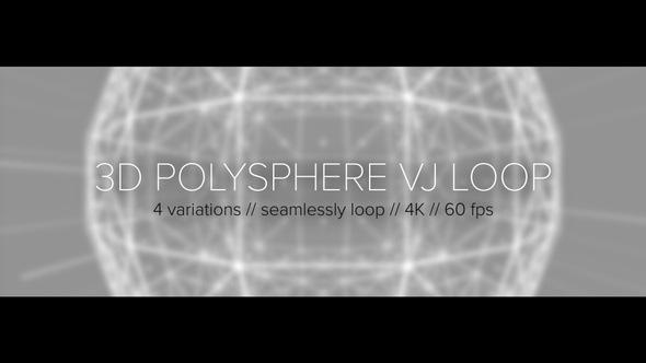 3D Polysphere Vj Loop 4-Pack