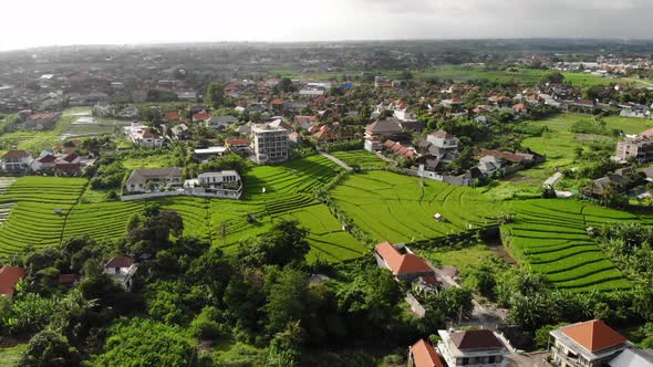 Rice Fields and Villas in Kerobokan, Bali