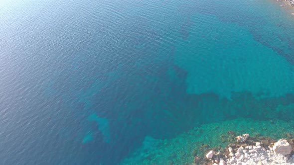 Beautiful Aegean Sea Near the Ruins of the Greek Sity Knidos Turkey alt