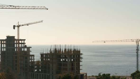 One Day From Building Construction By the Sea