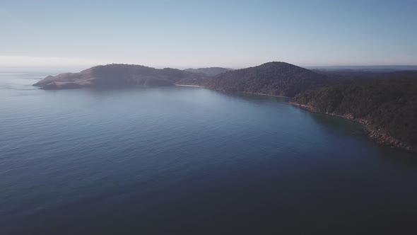 Steward Island Aerial view alt