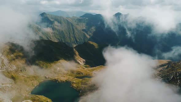 Fagaras Moutains Aerial View alt