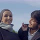 Happy Arab Man Looking at His Beautiful Wife with Tenderness - VideoHive Item for Sale