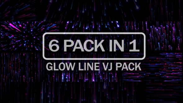 Glow Line Vj Pack