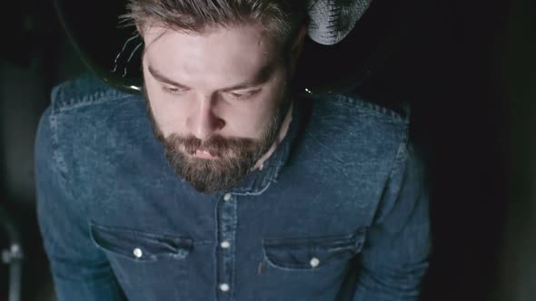 Barber Drying Hair of his Client alt
