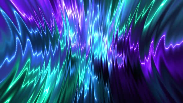 Abstract Noise Hologram Neon Background 4K 04 alt