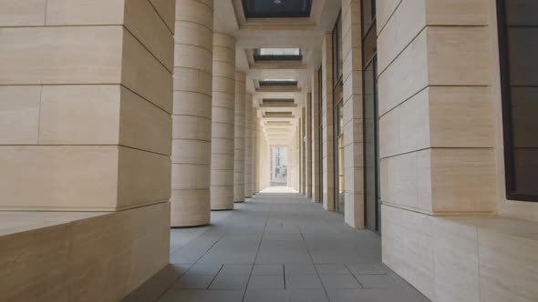 Exterior of Office Building with Colonnade alt