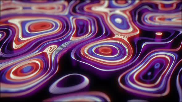 Color Curl Noise Flow Abstract Background Loop alt