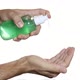 A Person Using A Hand Sanitizer To Clean His Hands Medical Stock Footage - VideoHive Item for Sale