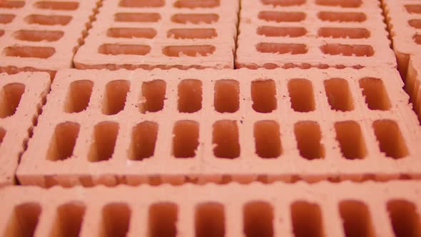 Closeup of a New Red Brick alt