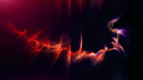 Abstract Defocused Flowing Particles Wave Background 01