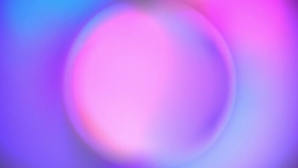 Pastel Soft Blue Purple and Pink Neon Circle Abstract Futuristic Cyberpunk Hitech Motion Background alt