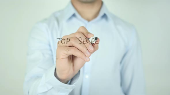 Top Secret, Writing On Transparent Screen, Stock Footage | VideoHive