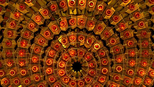 Golden Circles With Jewelry alt