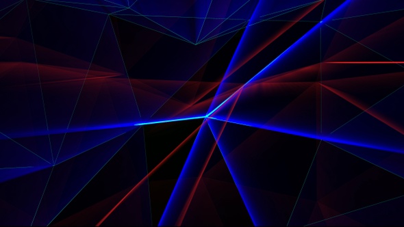 Triangle Glowing Lines Background Loop Ultra Wide alt