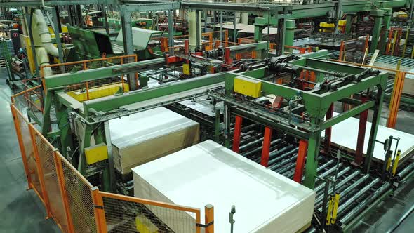 Producing of Flooring Coverings at a Woodworking Factory