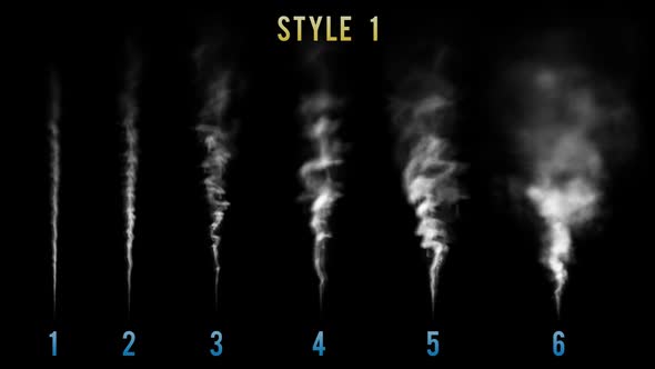 Rising Smoke Pack HD - 12 Clips