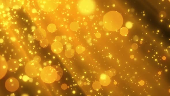 Abstract Gold Light Particles Light Ray