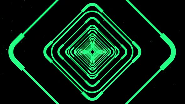 High Tech Square Tunnel Background alt